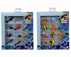 Набор из 12 морских животных, 2 вида (Simba, 4349272)